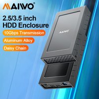 MAIWO HDD Case 2.5''/3.5'' SATA to USB 3.0 Hard Drive Enclosure for SSD Disk HDD Box USB C 3.1 Case HD External HDD Enclosure