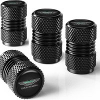 New Styling 4Pcs Metal Car Wheel Tire Metal Valve Caps Waterproof Stem Cover For Aston Martin DB S 11 X 9 Accessories