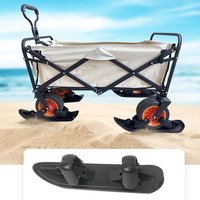 Scooter Ski Sled 2 in 1 Baby Stroller Ski Scooter Conversion Skiing Attachment for Bicycle Outdoor Sports Lakeside Paths Resort