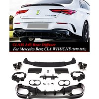 Pare-chocs de diffuseur arrière avec embouts de tuyau d'échappement, ligne AMG, accessoires automobiles pour Mercedes Benz CLA W118 C118 X118 CLA35 2019 +