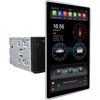 Universal 12.8 Inch Vertical Screen 2 Din Android PX6 Car Stereo Radio 4G RAM 64G ROM Touch Screen Car GPS Navigation Head Unit