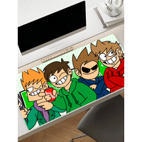 Cartoon E-Eddsworld funny Mouse Pad For Office Gaming And Keyboards Non-Slip Large Waterproof
