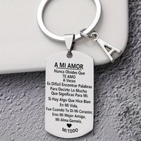 1PC Stainless Steel To My Love Keychain To My Boyfriend To My Husband