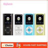 Portable MP3 Music Player Mini MP4 Player Stylish Multifunctional Lossless Sound Slim 1.8Inch LCD Screen MP3 Player Memory Card