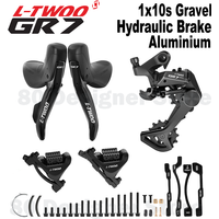 LTWOO 1x10S GR7 Hydraulic Disc Brake Shifter 10s Hydraulic Derailleur for Gravel Bike Rear Derailleur for 10v 11-46T Cassette
