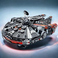 Ensemble de blocs de construction Space Millennium War Blackened Millennium Falcon, figurines miniatures d'aliens, nouveau, 1579 pièces