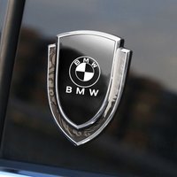 Car Metal Shield Emblem Car Side Fender Body Trunk Badge Sticker For BMW M 1 2 3 4 5 7 Series X1 X3 X4 X5 X6 X7 F10 F30 E46 E60