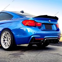 PSM Style Rear Spoiler for BMW 4 Series F32 F33 F36 2014-2020 ABS Trunk Top Wing Protective Diffuser Lip Cover Body Kits Tuning