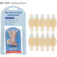 10/12pcs PU Adhesive Hydrocolloid Gel Blister Plaster Heel Anti-wearing Heel Sticker Pedicure Patch Plaster Foot Care Tools