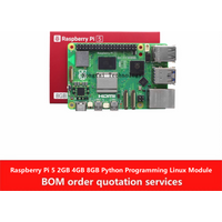 Original Raspberry Pi 5 2GB 4GB 8GB Development Board Computer AI Artificial Intelligence Module Python Programming Linux Kit