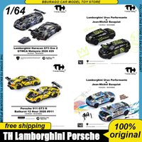 Pre-Sale Trends Hobby 1:64 Lamborghini Urus Huracan Gt3 Porsche 911 Gt3 R Art Collaboration Gt Race Alloy Car Detailed Display