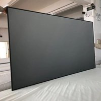 130-150 Inch ALR Grey Crystal Projector Screen Ambient Light Rejecting Fixed Frame Wall Mounted Projector Screen for Home Cinema