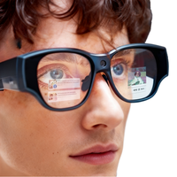 AI AR Smart Glasses INMO AIR3 16MP 1080P OLED Screen Camera Open API SDK Independent Android 600nits GPS Magnetic Charging Voice