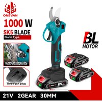 ONEVAN Bürstenlose elektrische Gartenschere 30mm, kabellose elektrische Schere für Bonsai-Bäume, Gartengerät für Makita-Akkus