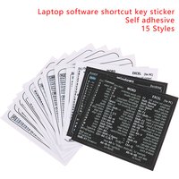 Windows PC Reference Keyboard Shortcut Sticker For Laptop Desktop MACBOOK Software
