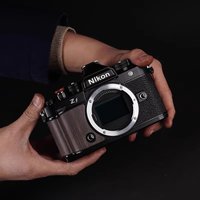 Solid wood portability Shake Non-slip Handle Part For NIKON ZF camera grip Thumb rest Replacement accessories With 3M Tape
