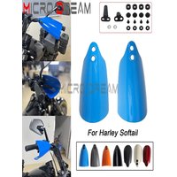 Motorcross Handguards For Harley Softail Street Bob 114 Standard Low Rider ST 117 Deluxe FLDE Heritage Classic FLHC 114 FLHCS