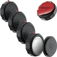 Waterproof Casr for AirTag Adhesive Mount GPS Tracker Cover Durable Silicone Protect Cover for AirTag Stick-On Holder