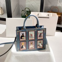 ElvenCat Handbag New Arrival Premium Luxury Embroidered Large Capacity Single Shoulder Crossbody Tote Bag