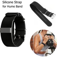 Silicone Strap for Hume Band with Soft & Comfortable Silicone 20mm Closure Wristband for Fitness Tracker & Activity Monitor