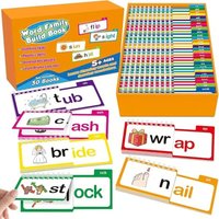 Reading Flip Book Read and Rhyme Flip Books Word Family Flip Books Flash Cards English Vocabulary Cards Educational Reading