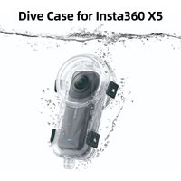 Invisible Dive Case for Insta360 X5, 60m/197ft Waterproof Housing Cover Underwater Diving Shell for Insta 360 X5 Accessories