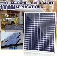 Panel słoneczny o mocy 1000 W z wytrzymałą aluminiową ramą — wysoka wydajność w zastosowaniach mieszkalnych, komercyjnych i poza siecią