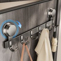 Suction Cup Door Rear Hook Without Punching Wall Hanging Row Hook Strong Load-bearing Hook Door Clothes Hanger Storage Rack