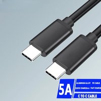45W Type C To Type C Fast Charge Mobile Phone Charging Wire 0.3/0.5/1/2M PD 5A Usb Cable For Samsung Xiaomi Huawei iPhone Pro