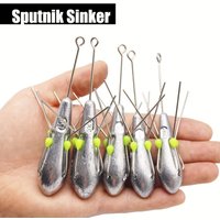 10 Satellite Sinkers, Longtail Fishing Weights, Saltwater Surf Sinkers, Ocean Sea Sand Spider Weights, Fishing Tackle