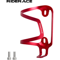 RIDERACE Lightweight Bike Bottle Holder Aluminium Alloy Bicycle Water Bottle Cage Cup Bracket For Road Cycling Kettle Mount