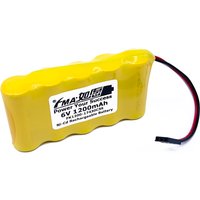Futaba 14SG 4PKS 8J 6J Transmitter Battery 6V 4/5A Ni-Cd Ni-MH 1200-2200mAh Rechargeable Long-Lasting RC Remote Power