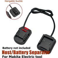 For Makita 18V Battery For Lomvum Zhipu Power Tools Li-ion Battery Adapter Expansion Cable Splitter Extended Line Weight Reducer