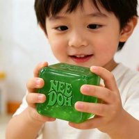 #@&& Trending Nee Doh Cube Squish Toy, Soft Sprite Squeeze Stress Relief Fidget Toy, Sensory NeeDoh for Kids & Adults