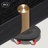 Universal Round/Square Furniture Moving Dolly Wheels Kit,500kg Bearing Capacity,heavy Duty Furniture Lifter Transport Mover Lifter Slides Wheel Easy Furniture Mover Tool Set Wheel Roller Bar Hand
