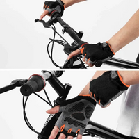 AliExpress NONE 1 Pair Anti-Slip Cycling Gloves Breathable Half Fingerless Gloves Mtb Gloves Sunscreen Elastic Outdoor Sport Bicycle Gloves