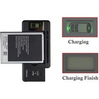 32-50/66mm Mobile Battery Charger LCD Indicator Screen With USB Output For Cell Phone Battery Charging US UK EU Plug(No Battery)