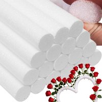 2M Flexible Cylindrical Foam Stick Artificial Flower Floral Arrangement Foam DIY Wedding Party Wreaths Crafts Decoration