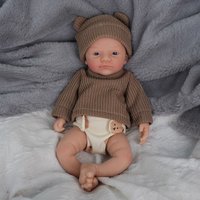 Miaio 12" Micro Preemie Full Body Silicone Baby Doll 30CM Lifelike Reborn Anti-Stress Toy Realistic