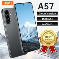 IVMI A57 Smartphone 4G Dual Card Dual Standby Android12 4GB RAM 64GB ROM Global Version 4500mAh Battery Mobile Phones