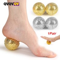1 Pair Magnetic Hand Massage Balls – Acupressure Massage Tool for Palm, Reflexology, Stress Relief, Trigger Point Therapy
