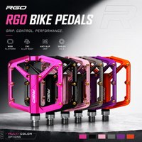 GOLDIX RGO PD-04 Pedals: Triple-Bearing, CNC-Machined Anti-Slip Aluminum Alloy Construction—Suitable for Mountain and Road Bikes