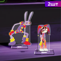 10Cm Acrylic Standee for Tadc Jax Pomni Anime Character Desktop Decorative Ornament Creativity Exquisite Birthday Gift