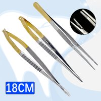 18cm Castroviejo Needle Holder Stainless Steel Dental Surgical Forceps for Suturing Implant Orthodontic