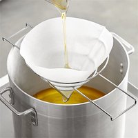 40pcs Coffee Filter Paper Maple Syrup Filter Set Oil Filters Non-Woven Filter Cones Filter Kitchen Restaurants Cafes Paper Bag