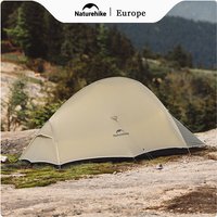 Naturehike Cloud Up Pro Camping Tent Ultralight 20D Nylon Hiking Tent 1-2 Person Folding Waterproof Travel Beach Shelter Tent