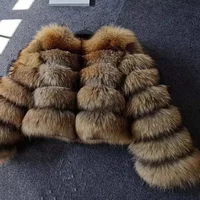 Women's Fashion Faux Fur Coat Super Hot Autumn Winter Women Short Faux Fox Fur Fluffy Jacket High Quality Top Ladies Furry Coats