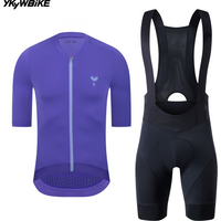 YKYWBIKE 2026 Men's Cycling Sets Summer Bicycle Jersey Road Bike Bib Short Suit 6 Hours PaddPro Team Cycling Clothes