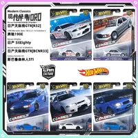 Hot Wheels Car Culture Modern Classic Series Car Model 1/64 Benz 190e Nissan Skyline Sileighty Subaru Custom Cars Toys Boy Gift
