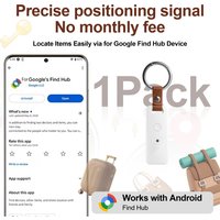 Google Find My Device GPS Tracker Tag Android Tracker GPS Tracking Device Security Alert Anti-Lost Alert Portable GPS Tracker